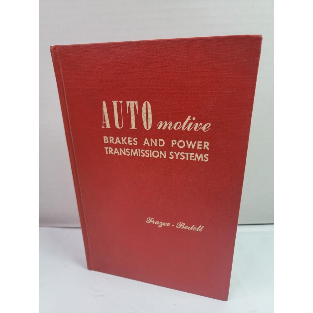 Vintage 1960 Automotive Brakes Power Transmission Systems Frazee Bedell...